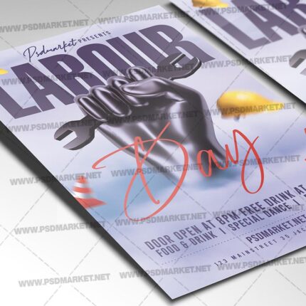 Download Labour Day PSD Template 2