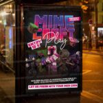 Download Minecraft Party PSD Template 3