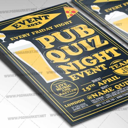 Download Pub Quiz PSD Template 2