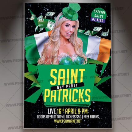 Download Saint Patricks Event PSD Template 1