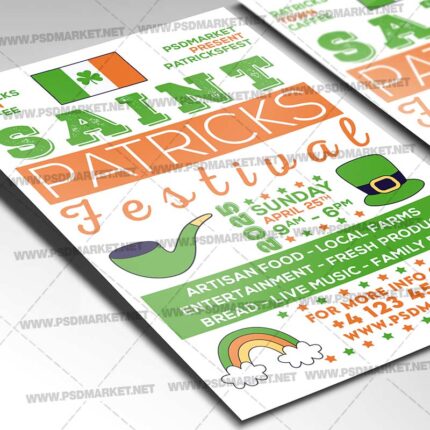Download Saint Patricks Fest PSD Template 2