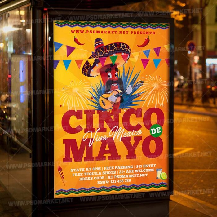 Download Viva Mexico PSD Template 3