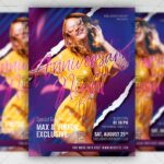 Anniversary Night - Flyer PSD Template | ExclusiveFlyer