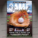Download Baseball PSD Template 1
