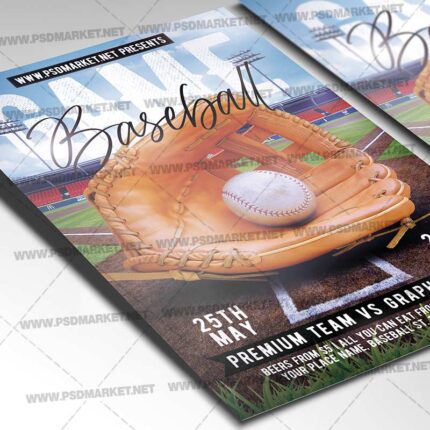 Download Baseball PSD Template 2