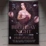 Birthday Night Event PSD Template
