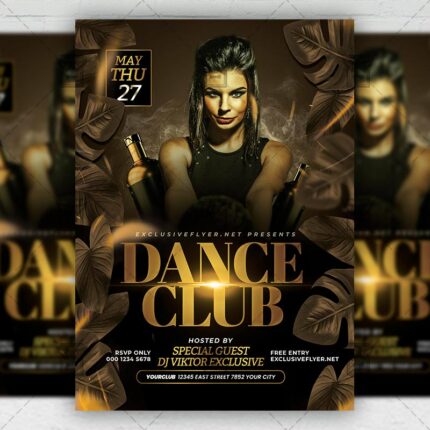 Danceclub Bash - Flyer PSD Template | ExclusiveFlyer