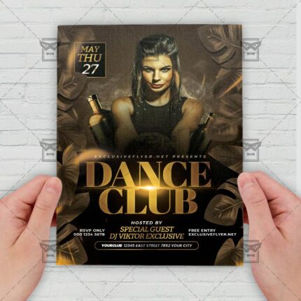 Danceclub Bash - Flyer PSD Template | ExclusiveFlyer