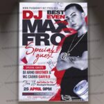 Download Dj Event PSD Template 1