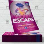Escape Night - Flyer PSD Template | ExclusiveFlyer