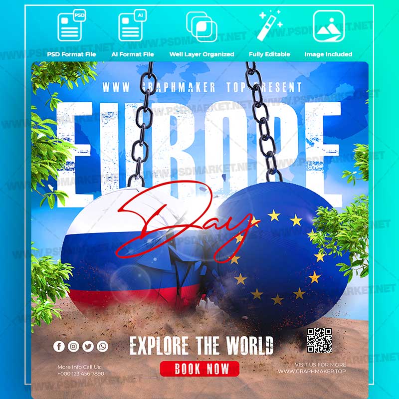europe-day-2022-templates-in-psd-vector.jpg Download Europe Day 2022 Templates in PSD & Vector