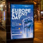 Download Europe Event Day PSD Template 3