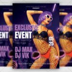 Exclusive Event - Flyer PSD Template | ExclusiveFlyer