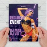 Exclusive Event - Flyer PSD Template | ExclusiveFlyer