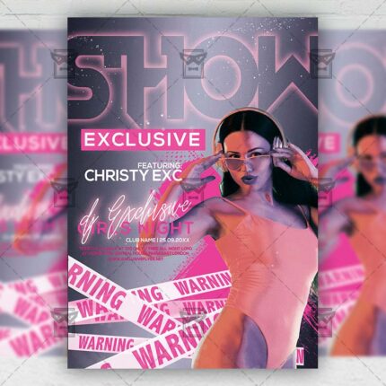 Exclusive Show - Flyer PSD Template | ExclusiveFlyer