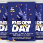 Happy Europe Day - Flyer PSD Template | ExclusiveFlyer
