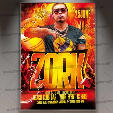 Download Hip Hop PSD Template 1