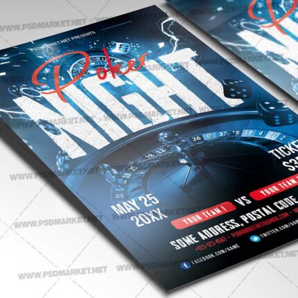 Download Poker Night PSD Template 2