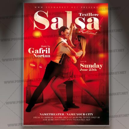 Download Salsa PSD Template 1