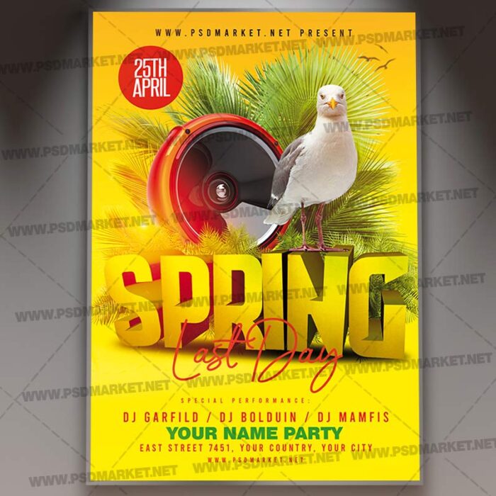 Download Spring Last Day PSD Template 1