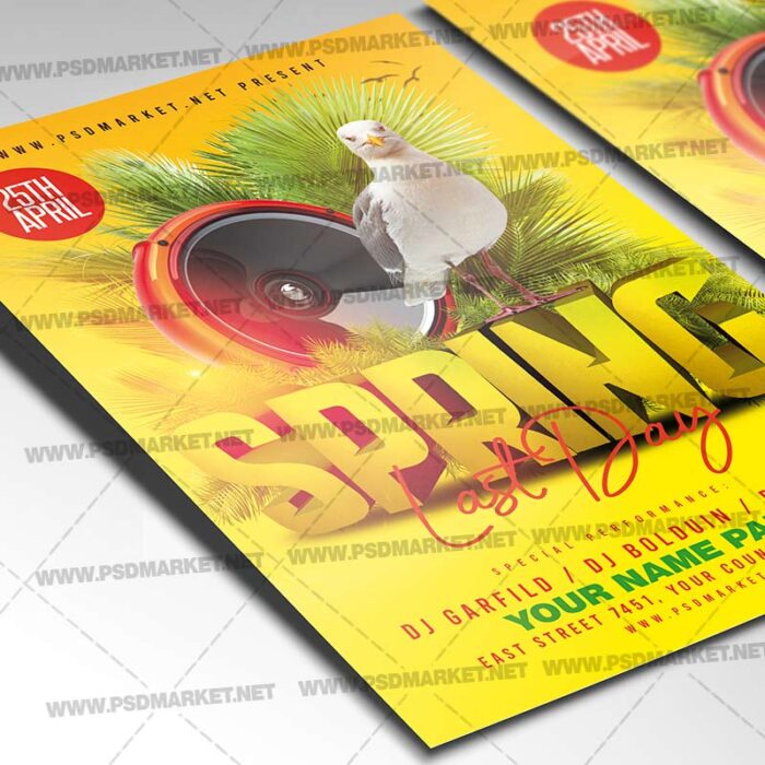 Download Spring Last Day PSD Template 2