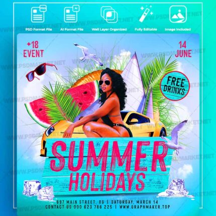 Download Summer Templates in PSD & Vector