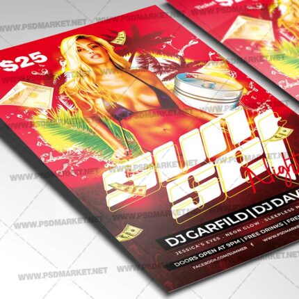 Download Sunset PSD Template 2