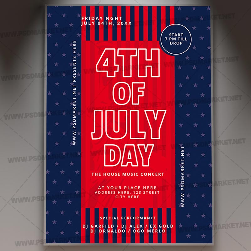 4_th_of_july_day_psd_template_1.jpg Download 4 th of July Day PSD Template 1