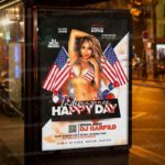 Download 4 th of July Night Party PSD Template 3