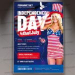 Download 4 th of July Night PSD Template 1