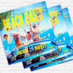 Beach Bash - Flyer PSD Template | ExclusiveFlyer