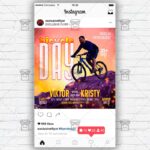 Bicycle Day Event - Flyer PSD Template | ExclusiveFlyer