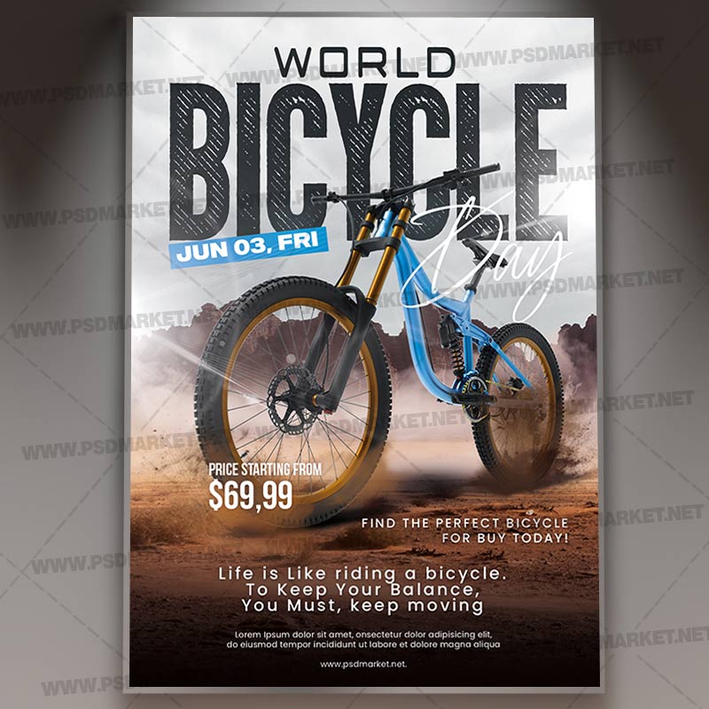 bicycle_day_psd_template_1.jpg Download Bicycle Day PSD Template 1