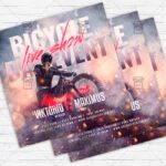 Bicycle Day Show - Flyer PSD Template | ExclusiveFlyer