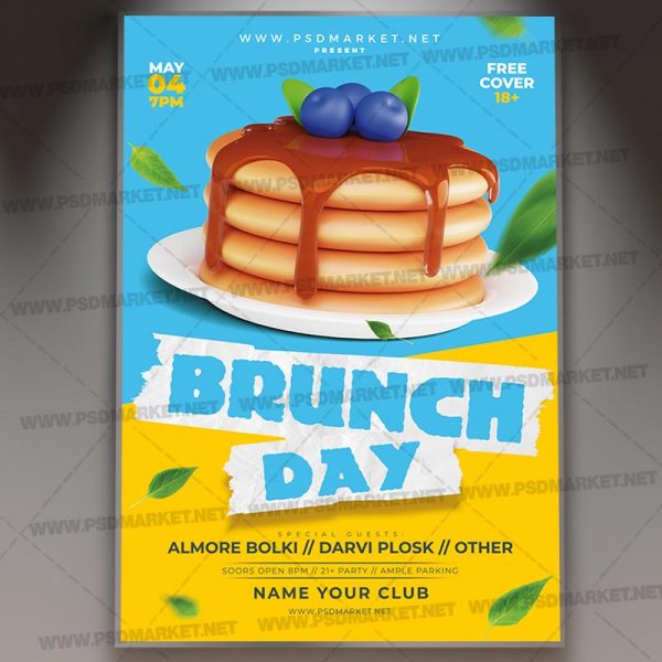 Download Sunday Brunch Templates in PSD & Vector | PSDmarket