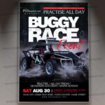 Download Buggy Race PSD Template 1