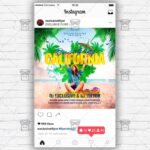 California Beach Party - Flyer PSD Template | ExclusiveFlyer