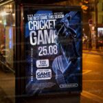 Download Cricket Game PSD Template 3
