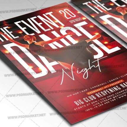 Download Dance Night PSD Template 2
