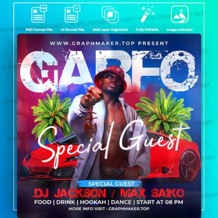 Download Dj Special Guest Templates in PSD & Vector