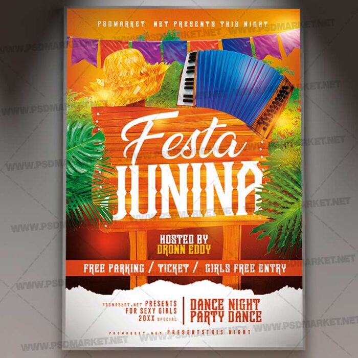 Download Festa Junina PSD Template 1