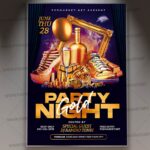 Download Gold Event PSD Template 1