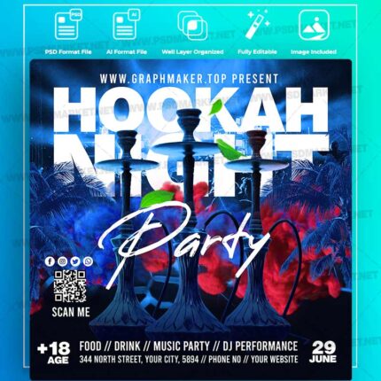 Download Hookah Templates in PSD & Vector
