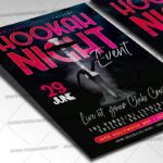Download Hookah Night PSD Template 2
