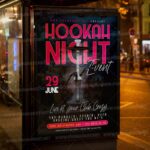 Download Hookah Night PSD Template 3