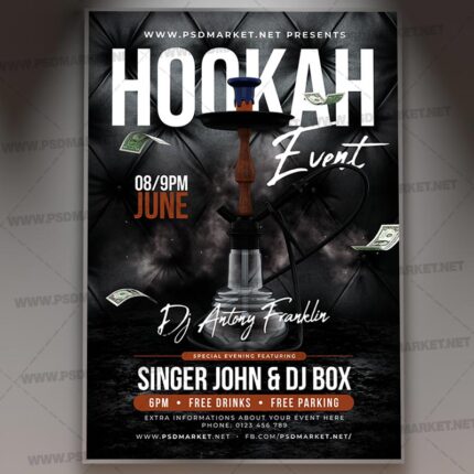 Download Hookah PSD Template 1
