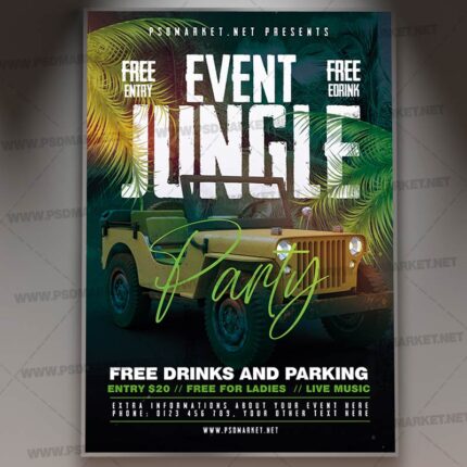 Download Jungle PSD Template 1