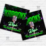 Karaoke Bash - Flyer PSD Template | ExclusiveFlyer