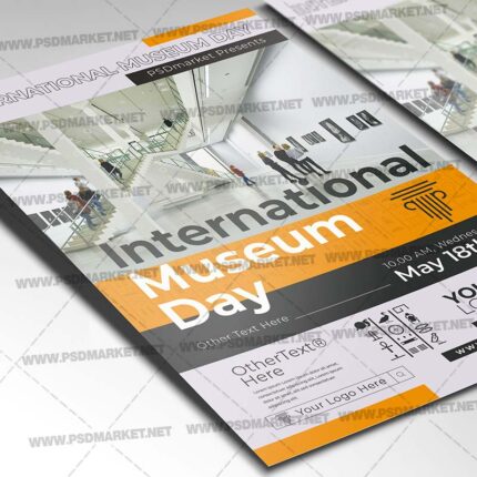 Download Museum Day PSD TemplateMuseum Day PSD Template 2