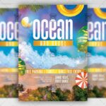 Ocean Day Event - Flyer PSD Template | ExclusiveFlyer